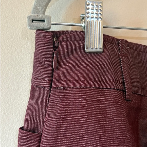 Dressbarn Deep Burgundy Pencil Skirt - Picture 5 of 7